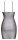 Cottelli PARTY Kleid aus transparentem schwarzem Netz S/M