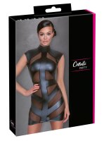 Cottelli PARTY Kleid mit transparenten Powernet-Einsätzen M