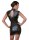 Cottelli PARTY Kleid mit transparenten Powernet-Einsätzen M