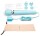 Le Wand Powerful Plug-In Vibrating Massager Blue