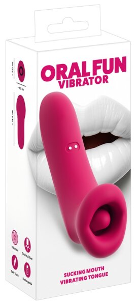 You2Toys Oral Fun Vibrator Sucking Mouth Vibrating Tongue