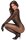 Fantasy by Cottelli Catsuit ouvert mit integrierten Handschuhen S-L