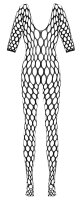 Fantasy by Cottelli Catsuit ouvert im zeigefreudigem Loch-Design S-L