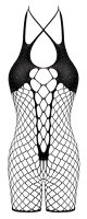 Fantasy by Cottelli Body aus schwarzem weichem Netz S-L