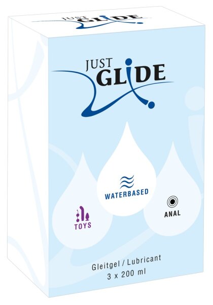 Just Glide Set 3 x 200 ml