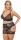 Cottelli CURVES Set mit Soft-BH und Slip ouvert aus weicher elastischer Spitze