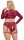 Cottelli CURVES Set mit Langarm-Top & Straps-Slip