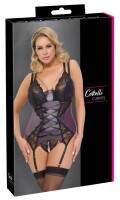 Cottelli CURVES Set mit schwarzer feiner Spitze