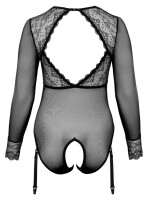 Cottelli CURVES Body aus feinem Powernet mit Einsätzen