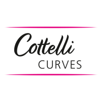 Cottelli CURVES Set aus filigraner roten Spitze
