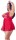 Cottelli CURVES Babydoll rot mit Bindeschleifen