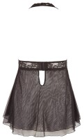 Cottelli CURVES Babydoll schwarz mit Bindeschleifen