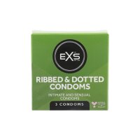 EXS Ribbed & dotted condoms