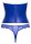 Cottelli LINGERIE Set in strahlendem Royalblau und feinem Materialmix