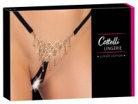 Cottelli LINGERIE String ouvert mit filigranem Schmuckdesign S-L