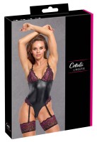 Cottelli LINGERIE Body mit abnehmbaren Strapsen und Strumpfbändern