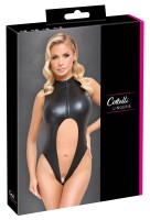 Cottelli LINGERIE Body ouvert im trendigen schwarzen Mattlook