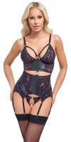 Cottelli LINGERIE Set mit Spitzen-Einsätzen in edlem...