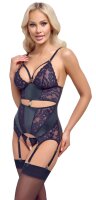 Cottelli LINGERIE Set mit Spitzen-Einsätzen in edlem...