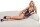 Cottelli LINGERIE Body mit Strapsen und Schenkel-Harnessen