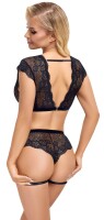 Cottelli LINGERIE Set aus weicher elastischer Blütenspitze